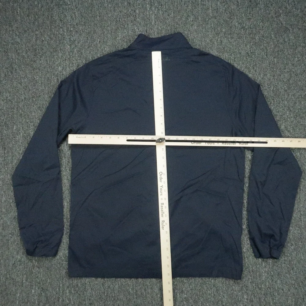 Travis Mathew Jacket‎ Mens Large Navy Blue Surfside Full Zip Stretch Tribute